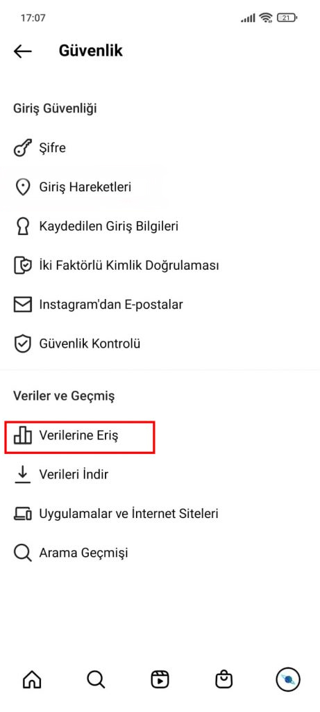 instagram istek attığım kişileri nasıl bulurum