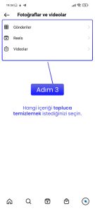 Instagram gönderilerini toplu silme