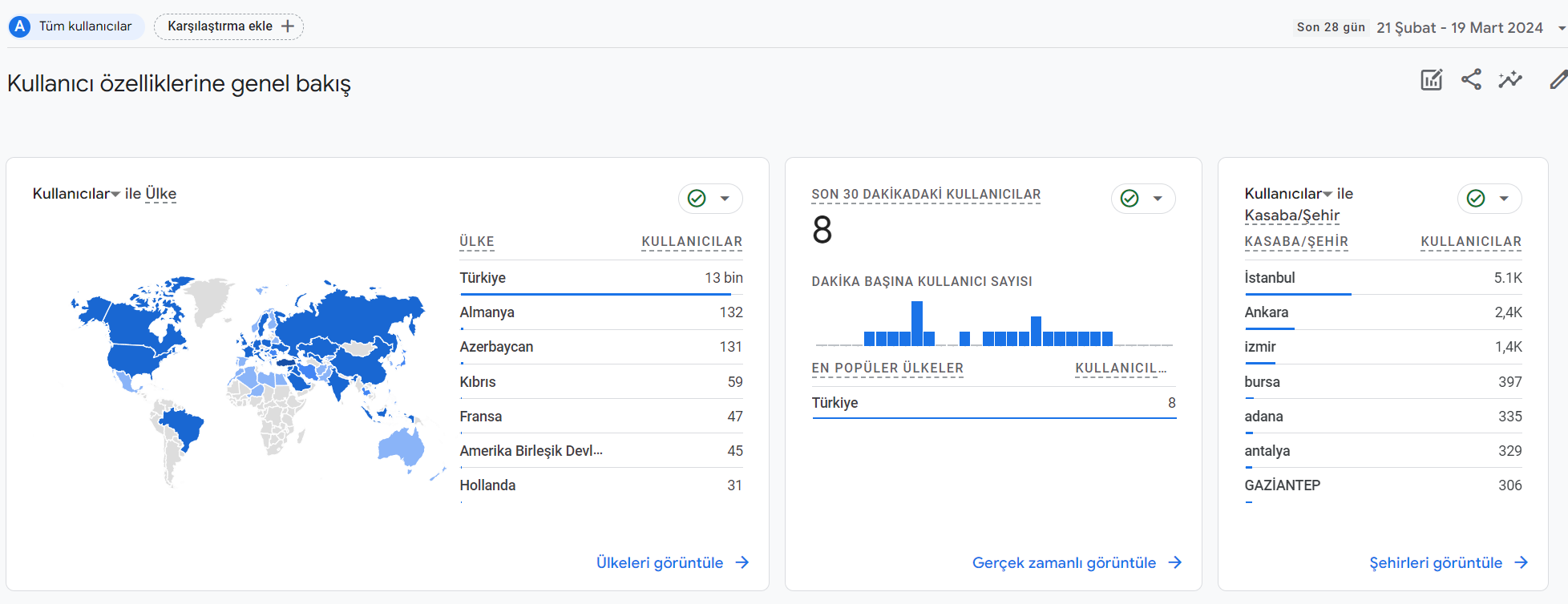 Google Analytics 4 Kullanıcı Özellikleri - Genel Bakış