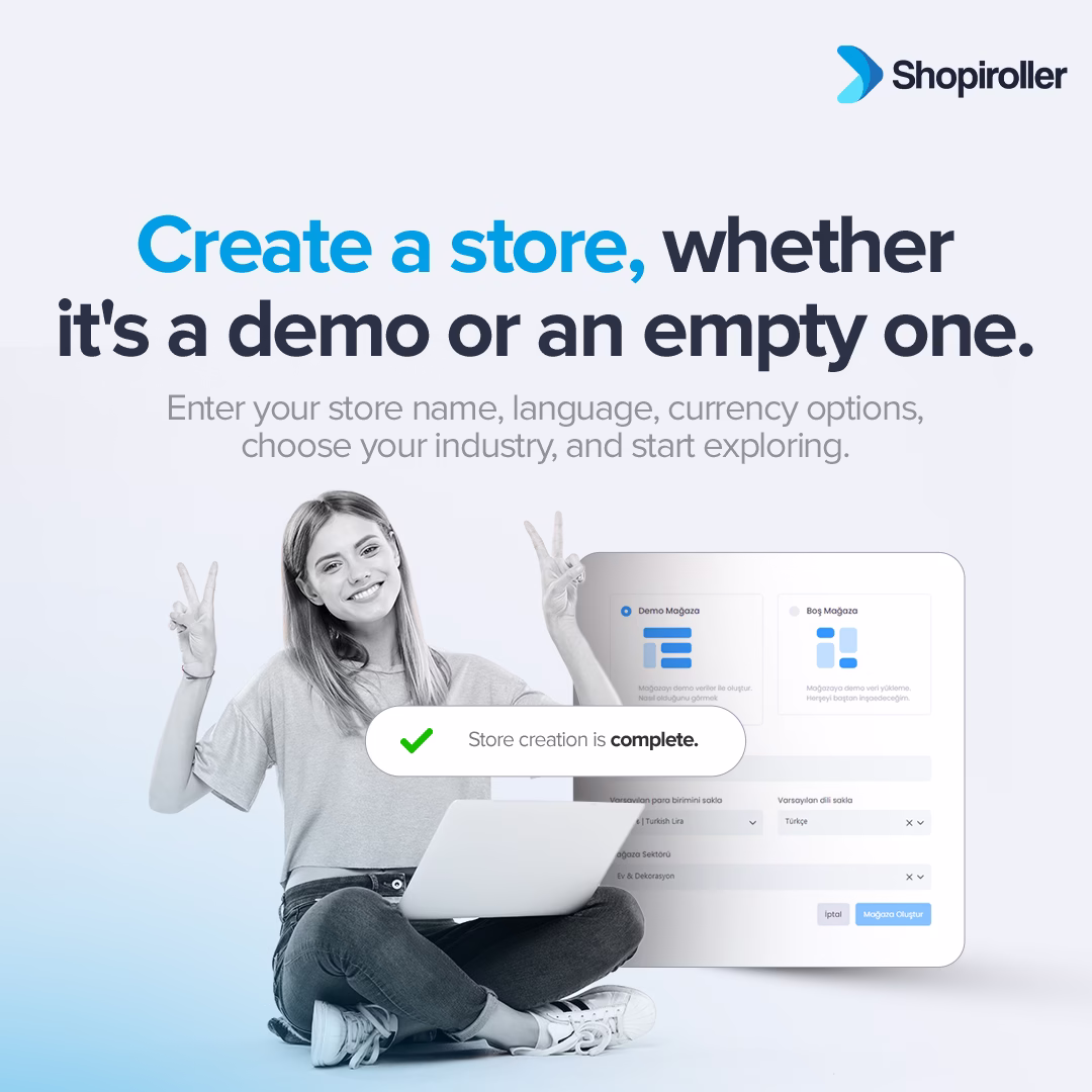 Shopiroller sosyal medya tasarımı
